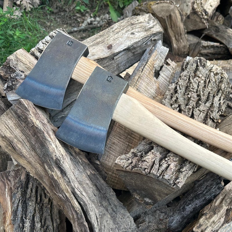 COUNCIL TOOL Boy's Axe - 2.25 lbs Dayton Pattern Axe with 24" Curved Hickory Handle & Drop Forged Steel Head - SU22B24C - Image 3